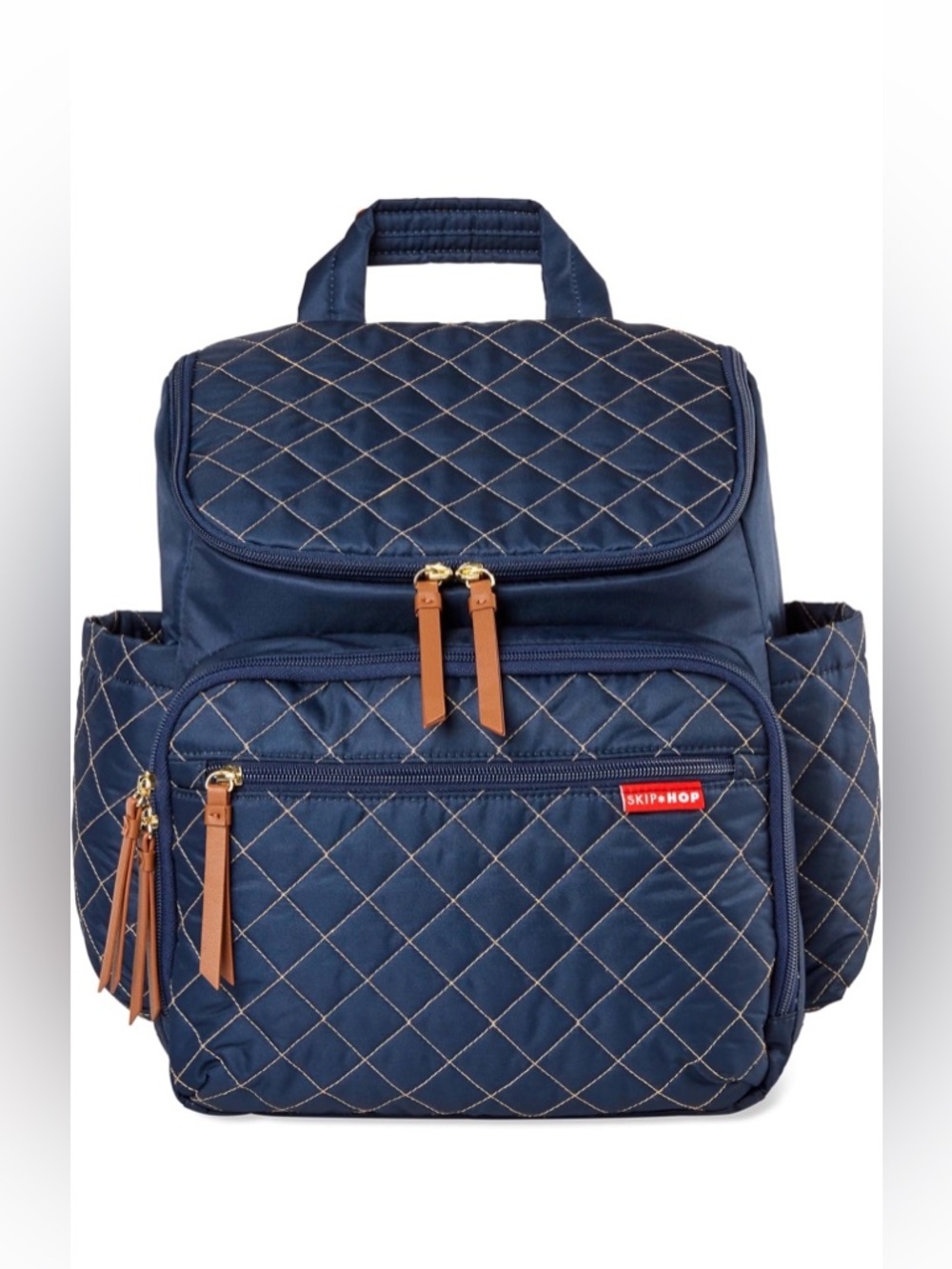 Skip Hop diaper backpack. TONS of space. Navy blue. Never used!